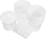 UPKOCH 10 Pack Hydroponic Net Cups Planting Baskets Efficient Drainage for Nursery Use