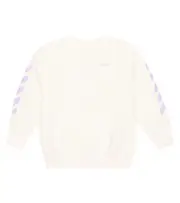 [Off-White Kids] Off-White Kids Printed cotton sweatshirt Y 10 white