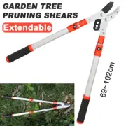 Gardening Telescopic Anvil Lopper Garden Pruner Tree Hedge Pruning Hand Tool