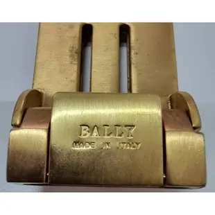 二手金色皮帶扣環義大利製BALLY Made in Italy Belt Buckle