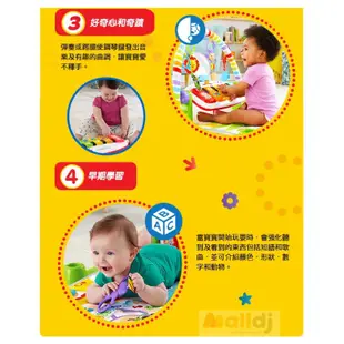 費雪牌 Fisher-Price 可愛動物鋼琴健身器[免運費]