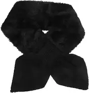 [LIFKOME] Fluffy Winter Warm Collar Scarf Plush Neck Wrap Soft Material for Women