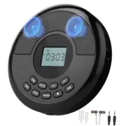 Portable CD Player Bluetooth:Rechargeable Walkman CD Player with Speakers and