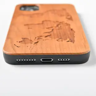 Woodu iPhone手機殼 iPhone i6 i7 i8 SE2 耐摔防震緩衝 蜂鳥信念 (保護殼 木製硬殼)