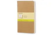 3pc Moleskine 80 Pages Plain Cahier Notebook L Office Student Journal Pad Kraft