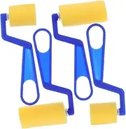 7-Shape Handle Sponge Painting Brush Set Boys and Girls Paint Brush Set 4pcs Creative Art Craft Tools