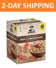 Quaker Instant Oatmeal, Maple Brown Sugar (1.51 oz., 40 pk.)