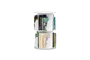 MIUZ Round Rotating Swivel Bookshelf Bookcase Cabinet White - 5 Different Sizes