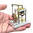 New Mini Retro Hot Vertical Stirling Engine Model J06D Aluminum Alloy Base