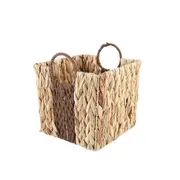 Cube-organizer Basket With Handles, Storage For Bathroom, Laundry Room Shelf Or Nursery - Perfect F