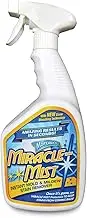 Miracle Mist Instant Mould & Mildew Stain Remover for Wood, Decks, Showers, Tile Hard Surfaces-950ml Bottle