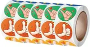 SEWACC 5 Rolls Motivational Stickers for Self Adhesive Decals for Classroom Decor Reward Stickers for Teachers Encouragement Labels for Student Incentives