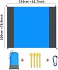 Beach Blanket Sandproof, 79" X 83" for 4-7 Persons Beach Mat,Waterproof