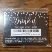 26 Cards ~ DRINK IF Game ~ Bridal Shower Bachelor Party Shots Drinking