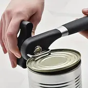1pc Stainless Steel Can Opener - Easy Single-Handed Operation for Canning and Bottle Opening
