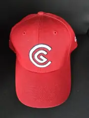 (2) Set Of Cleveland Golf Tour Hat Cap Baseball Adjustable Strapback Red Blue