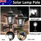 Outdoor Solar Lights Powered Wall Lantern LED Landscape Lamp Pathway Lamps