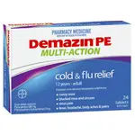 Demazin PE Multi Action Cold & Flu 24 Tablets