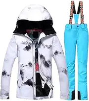 [Generic] Women's Snow Suit Setsnowboarding Clothing, Outdoor Sports, Waterproof, Windproof, Skiing Jackets And Pants,