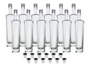 Home Brew Ohio New Yorker Liquor Bottles and Corks Set of 12