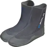 Sola 5mm Pull-On Wetsuit Boots - Black/Blue - A1225