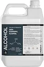 100% Isopropyl Alcohol IPA Cleaner & Rubbing Alcohol 5L | Powerful Heavy Duty Multi-Purpose Cleaner & Disinfectant
