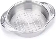 Tuna Strainer Food-Grade Stainless Steel Sieve Tuna Press Can Lid Oil Drainer Re
