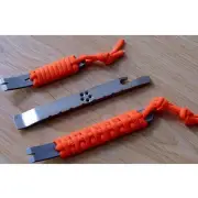 Survival Opener EDC MINI 3" Pocket Pry Bar Pocket Micro Crowbar Keyring .sIL