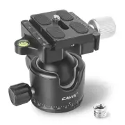 Low Profile Ball Head, Metal Ball Head Mount 36mm 1/4" Quick Release Plate fo...