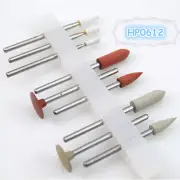 Dental Metal Crown and Steel Base Finishing and Polishing Kits 9Pcs/Set HP0612