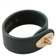 Bayswater Leather Bracelet Mulberry Green Small Classic Grain