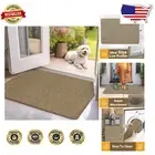 Water-Resistant Mat - 47" x 31.5" - Non-Slip, Machine Washable Brown