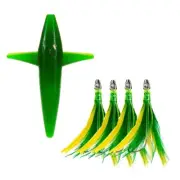 Unleash the Power of this Feather Trolling Skirt Tuna Lure for Big Game Fishing
