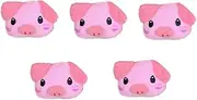 [COSMEVIVI] Funny Pig Brooch Set 5pcs Small Brooch Decorative Creative Mini Pig Pins Plush Comfortable