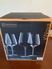 Nachtmann ViNova Collection Red Wine Magnum Glass, Set of 4, 24-Ounces Clear New