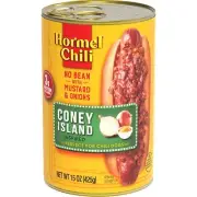 HORMEL Chili Coney Island Inspired No Bean No Artificial Ingredients 15 Oz 12...