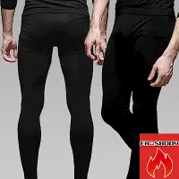 在飛比找Yahoo奇摩購物中心優惠-男日本機能纖維平織衛生褲保暖發熱褲 黑色 EROSBODY