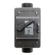 EATON CUTLER-HAMMER MST02AH MANUAL MOTOR STARTER, 2-POLE, 1-HP, 120/240V, NEMA3