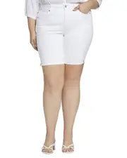 NYDJ Plus Ella Optic White Short