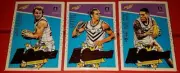 2017 AFL SELECT FOOTY STARS FREMANTLE DOCKERS A-GRADERS TEAM SET 3 CARDS