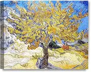 DecorArts - The Mulberry Tree Vincent Van Gogh Art Reproduction. Giclee Canvas Prints Wall Art for Home Decor 30x24