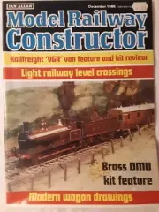 Model Railway Constructor #631 Dec 1986 FREE SHIPPING four track models kit NEW