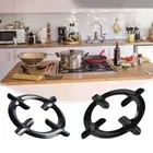 Stable Gas Stove Ring Black Trivet Grates Moka Pot Shelf wok