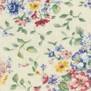 Longaberger Roll Away Basket Liner ~ Spring Floral Fabric Over the Edge