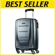 Elegant 20-Inch Hardside Carry-On Luggage with Organizational Pockets & TSA Lock