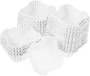Cabilock 1000Pcs Square Paper Cupcake Liners Food Grade Oil Muffin Wrappers Easy Clean Up Baking Supplies for Parties Weddings Events