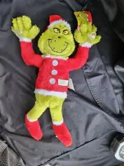 Dr Seuss Grinch Suction Plush - 13-14 inches tall - RUZ - Brand New !