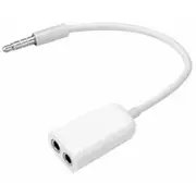 12PCS 1 Point 2 Audio Cable Headphone Splitter Cable Head Suitable for IPhone4 4S Ipad2 3 Headphone