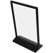 Clear Menu Display Stand Desktop Poster Holder Acrylic Sign Holder for
