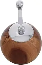 Mipcase Manual Pepper Mill Wooden Kitchen Grinder for Travel Friendly Design for Camping and Consistent Grinding Performance for Flavor
